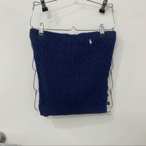 Ralph Lauren Navy Knit Tube Top